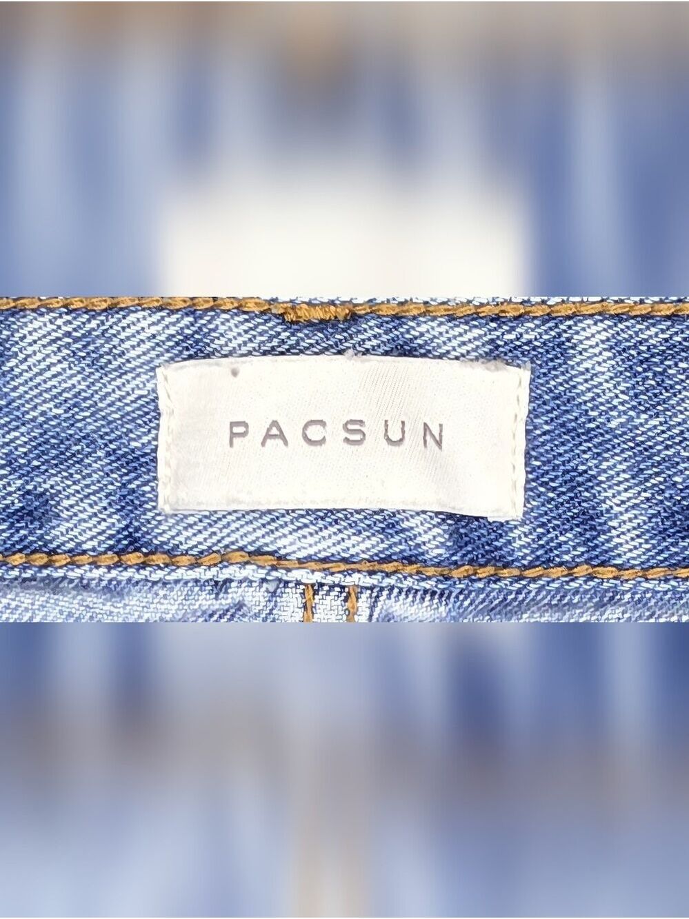 PacSun High Rise Festival Distressed Denim Shorts Size 29 - Picture 7 of 12